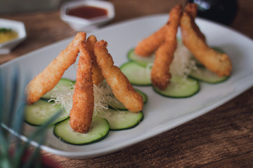Fotografía de alimentos tipo oriental 