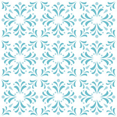 Fototapeta na wymiar Flower seamless pattern. Abstract background. Can be used for gingham backdrop, cover, print on tile, web, banners, wallpaper, wrapping paper. EPS10.