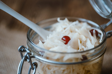 sauerkraut fermented food Cabbage Salad