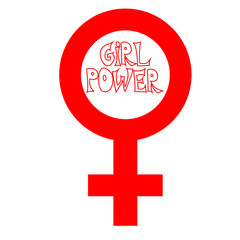 Women resist symbol. Woman fist. Concept Venus.