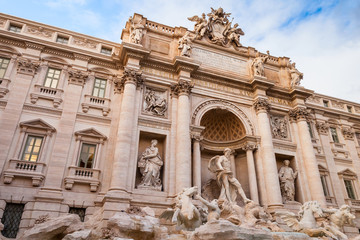 Fototapeta na wymiar Trevi Fountain. Rome, Italy