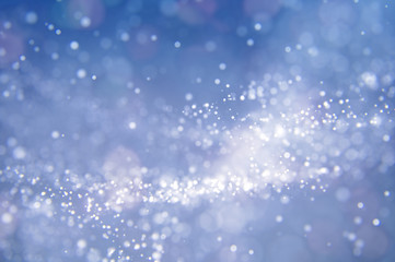 Glitter abstract lights background. Defocused bokeh illustration