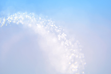 Glitter abstract lights background. Defocused bokeh illustration