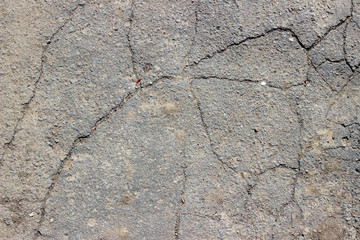 Obraz premium Asphalt crack fracture surface texture