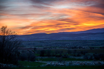 great view at sunset