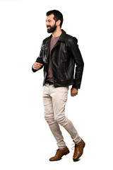 Naklejka premium Handsome man with beard