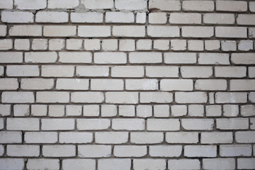 white brick wall