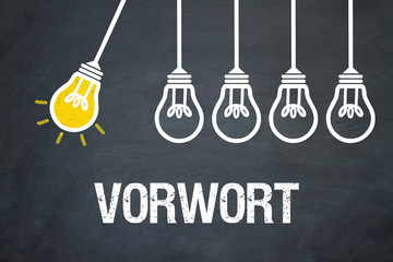 Fototapeta premium Vorwort