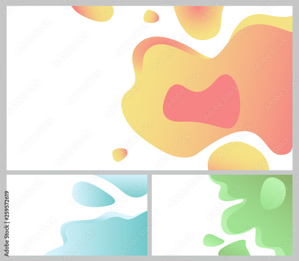 Poster design of web page vector, business banner abstraction. background white and blue color, abstract fo