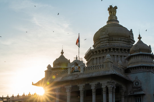 Karnataka State Vidhan Soudha Building In Bangalore