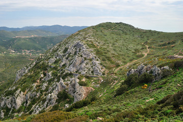 Fototapeta na wymiar Veduta di Monte San Giovanni