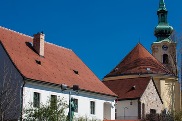Obraz premium The historical Saint Catherine of Alexandria Church in Budapest