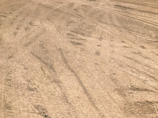 Empty dry crack soil background texture