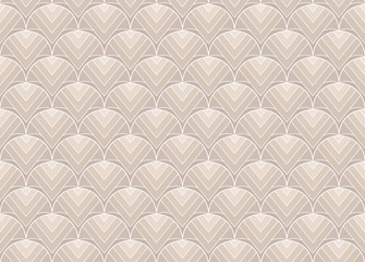Seamless Art Deco Pattern. Vintage geometric minimalistic background. Abstract Luxury Illustration.