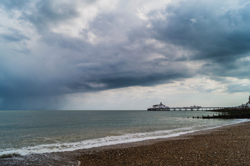 Eastbourne Pier after the rain