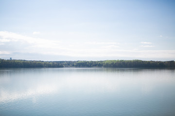 Beautiful Blue Lake View