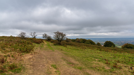 Obraz premium Quantock Hills landscape near West Bagborough, Somerset, England, UK