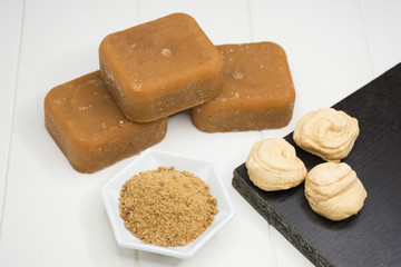 Panela or sugar cane candy