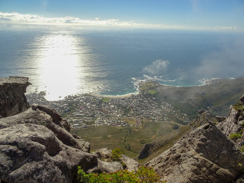 Cape Town from Table Mountain, South Africa