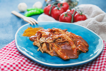 BBQ Pork Pulled appetizer for a cocktail party