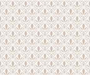 Vintage Seamless Geometric Pattern. Abstract Vector Background. Art Deco Texture.