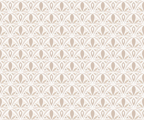 Vintage Seamless Geometric Pattern. Abstract Vector Background. Art Deco Texture.