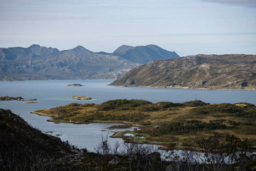 Fototapeta na wymiar Fjord and Mountains