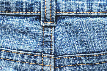 Texture of denim, with seams background