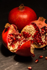 still life with pomegranates