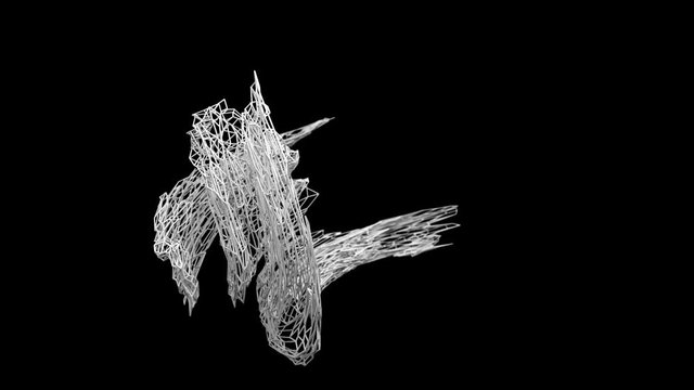 Wireframe Cloth Simulation