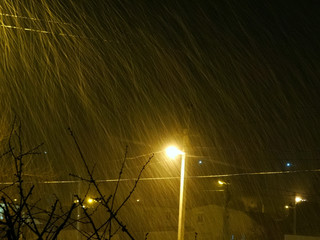 Wall of rain