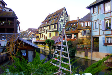 les rues de colmar en alsace