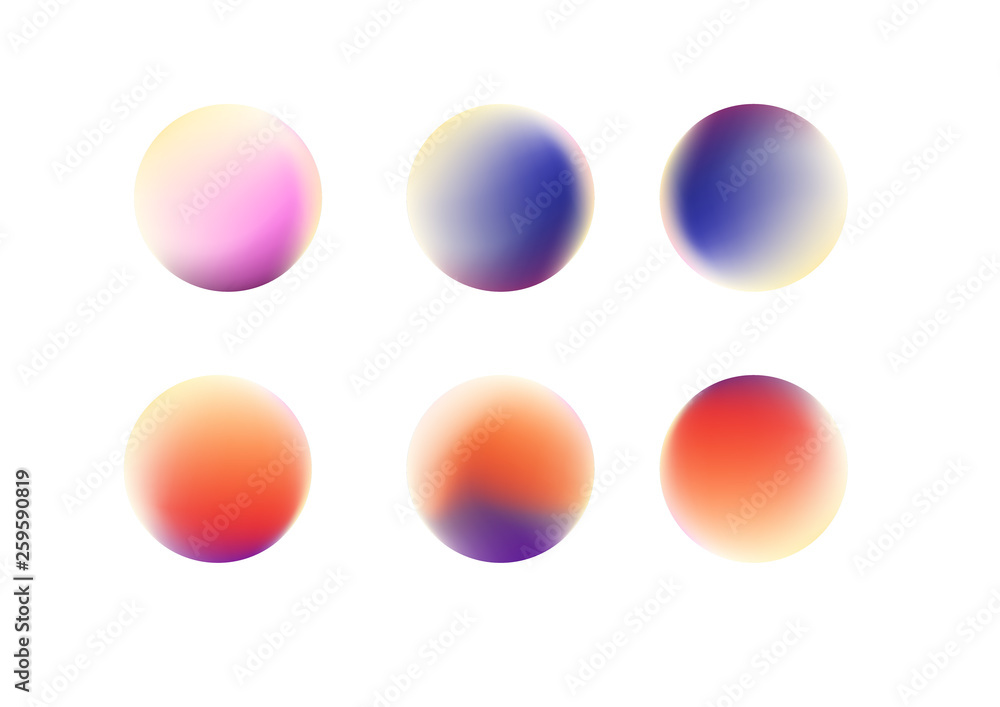 Poster gradient background abstract