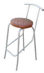 Bar stool isolated on white