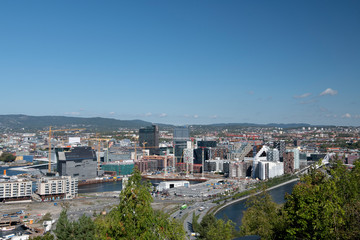 Fototapeta na wymiar Oslo city view