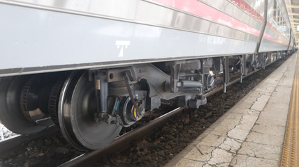 Modern train Bangkok Thailand for passengers transportation