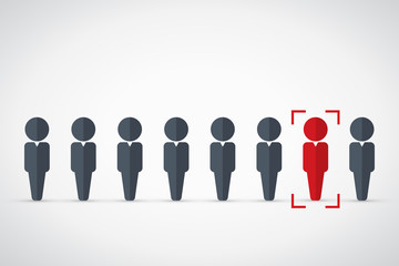 Business management, strategy or human resource infographic	