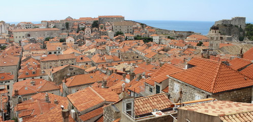 Naklejka na ściany i meble Dubrovnik in Primavera - turismo