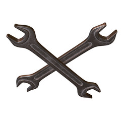 Wrench. Spanner repair tool.