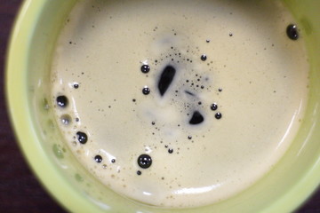 coffee, froth, close, up, macro, espresso, foam, cup, food, black, closeup, drink, white, hot, background, cafe, breakfast, brown, texture, morning, aroma, natural, extreme, life, dark