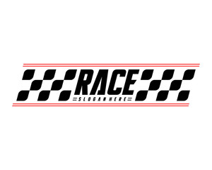 Race flag Design Concepts Icon. Speed Flag Simple Design Illustration Vector. Icon Symbol