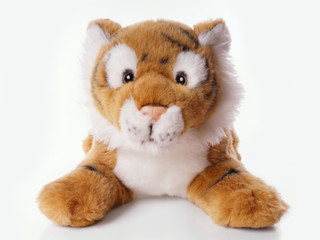 tiger as stuffed animal or cuddly toy