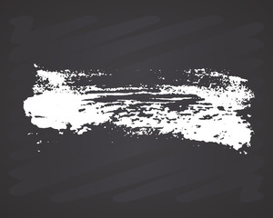 Brush strokes Set hand drawn grunge texture vector illustration isolated on white background