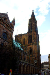 la cathedrale de strasbourg en alsace