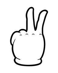 pacifist hand symbol