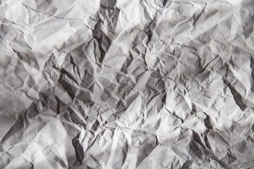 texture of wrinkled paper close up