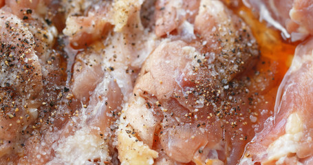 Marinade chicken fillet