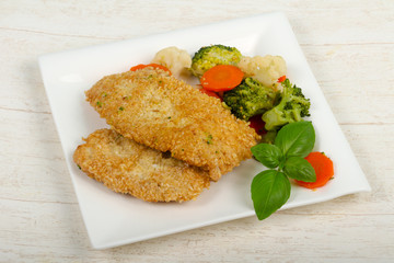 Chicken with sesame seeds