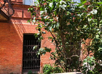 Obraz premium Houses and narrow streets of the old city of Tbilisi, Georgia