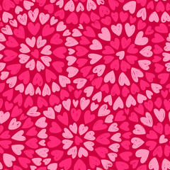 Seamless background. Romance, decorative pattern vector illustration